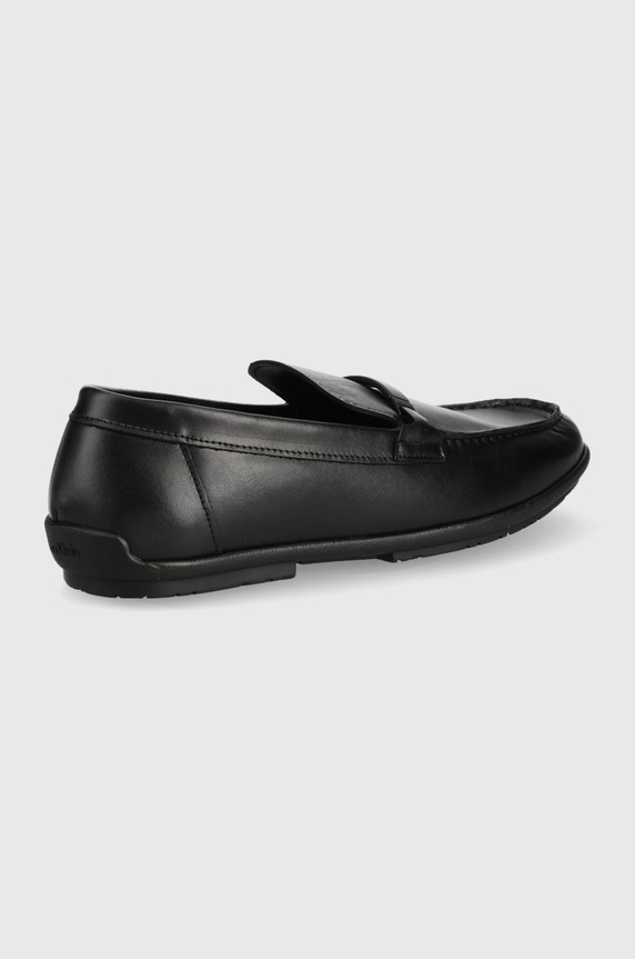 Kožené mokasíny Calvin Klein HM0HM00430.00U černá SS22