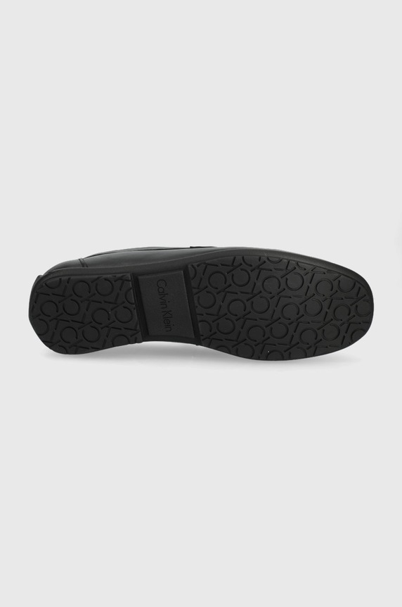Kožené mokasíny Calvin Klein HM0HM00430.00U černá