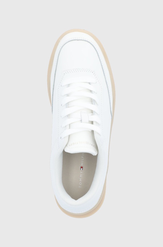 Tommy Hilfiger buty skórzane biały FM0FM04078.YBL