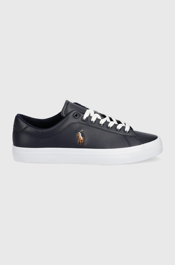 Tenisky Polo Ralph Lauren Longwood přírodní kůže námořnická modř 816861060001.400