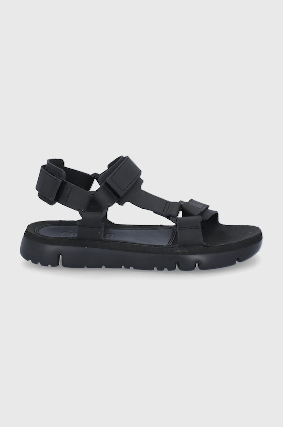 Kožené sandály Camper Oruga Sandal Planet friendly černá K100416.011