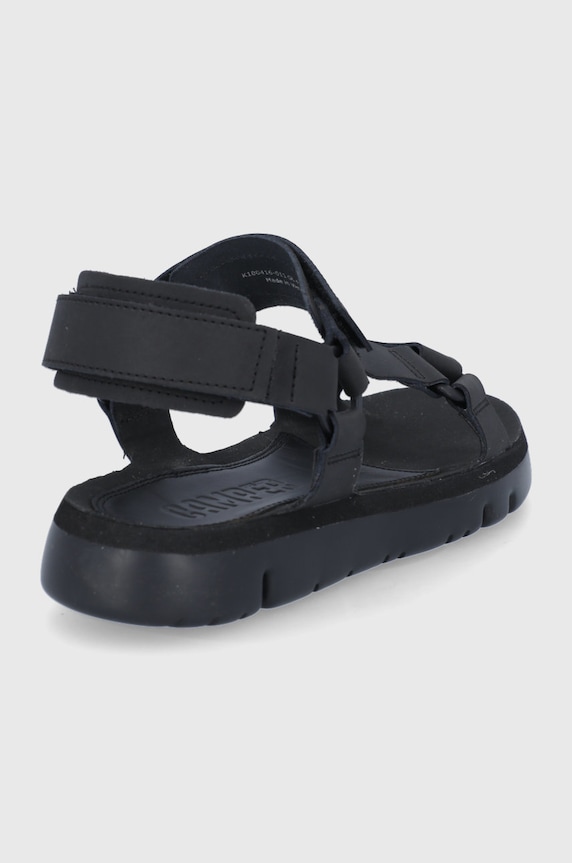 Boty Kožené sandály Camper Oruga Sandal K100416.011 černá