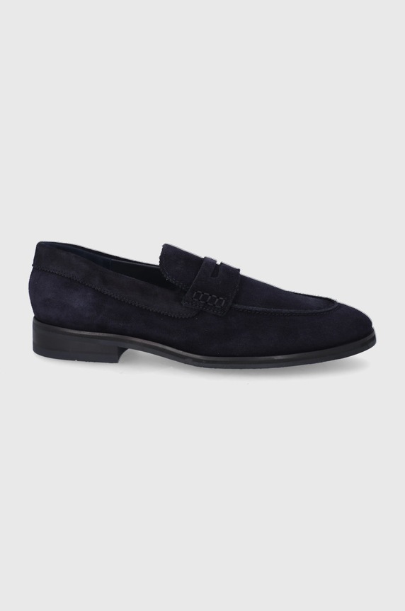 Semišové mokasíny Joop! Velluto elegantné tmavomodrá 4140004934.402