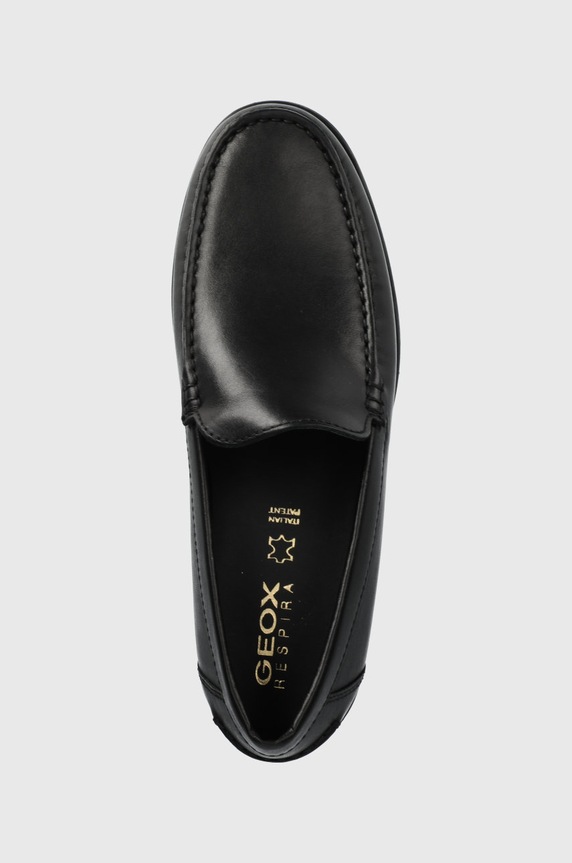 Geox bőr mokaszin fekete U641ZA.C9999