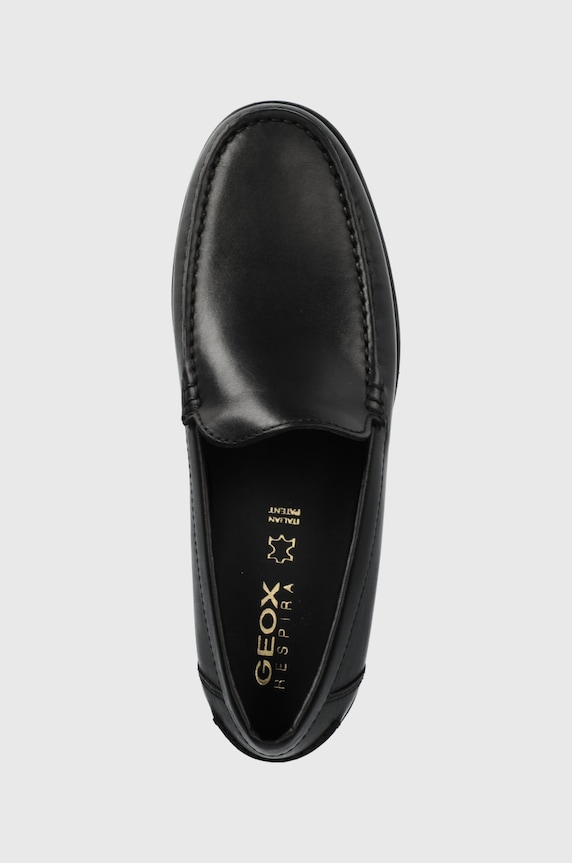 Geox bőr mokaszin fekete U641ZA.C9999