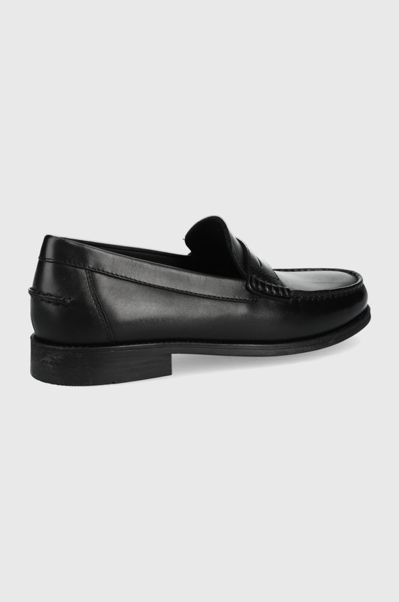 Geox Mokasyny skórzane U NEW DAMON U641ZB.C9999 czarny SS25