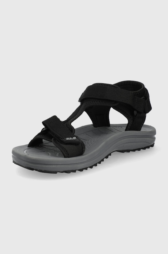Obuwie Jack Wolfskin sandały Wave Breaker 4052011.6000 czarny
