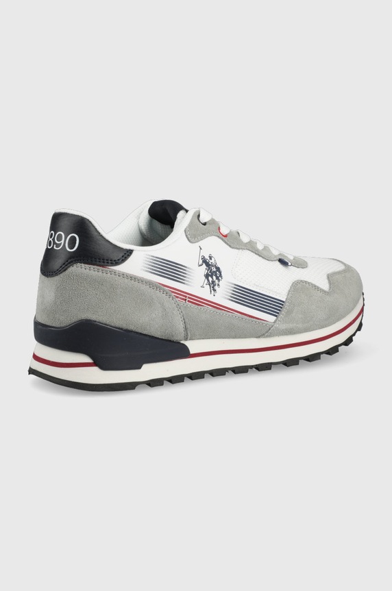 U.S. Polo Assn. sneakersy JONAS005M.2SN1.WHI szary SS22