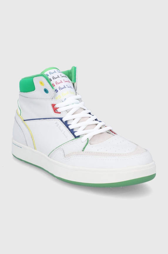 PS Paul Smith buty skórzane Lopes M2S.LOP04.HLEA.92 szary SS22