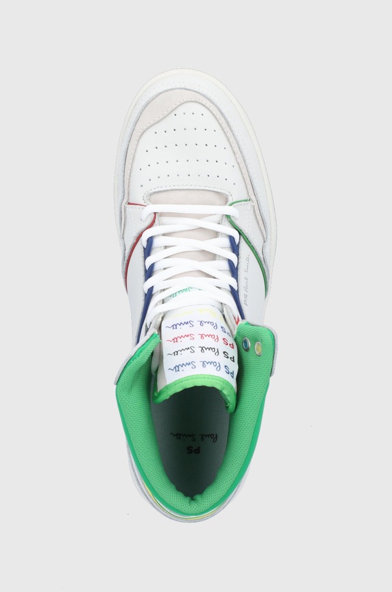 PS Paul Smith buty skórzane Lopes szary M2S.LOP04.HLEA.92