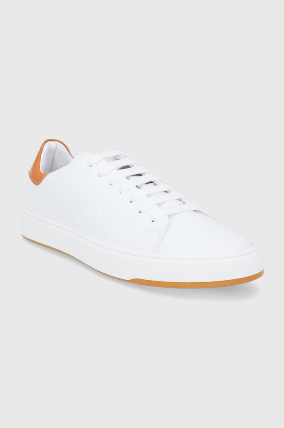 Kožené boty Liu Jo M122P408SNEAKSMOOTH.511 bílá SS22