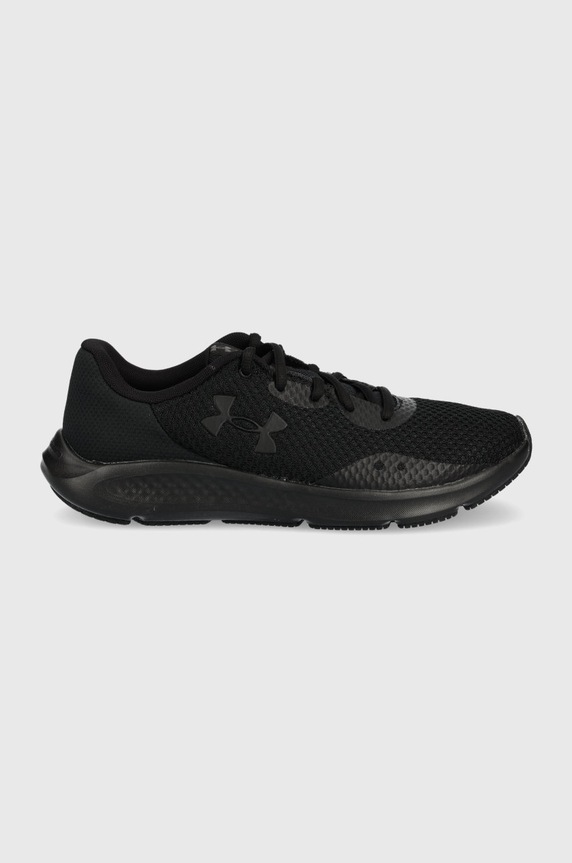 Бігові кросівки Under Armour Charged Pursuit 3 ультралегкі чорний 3024878