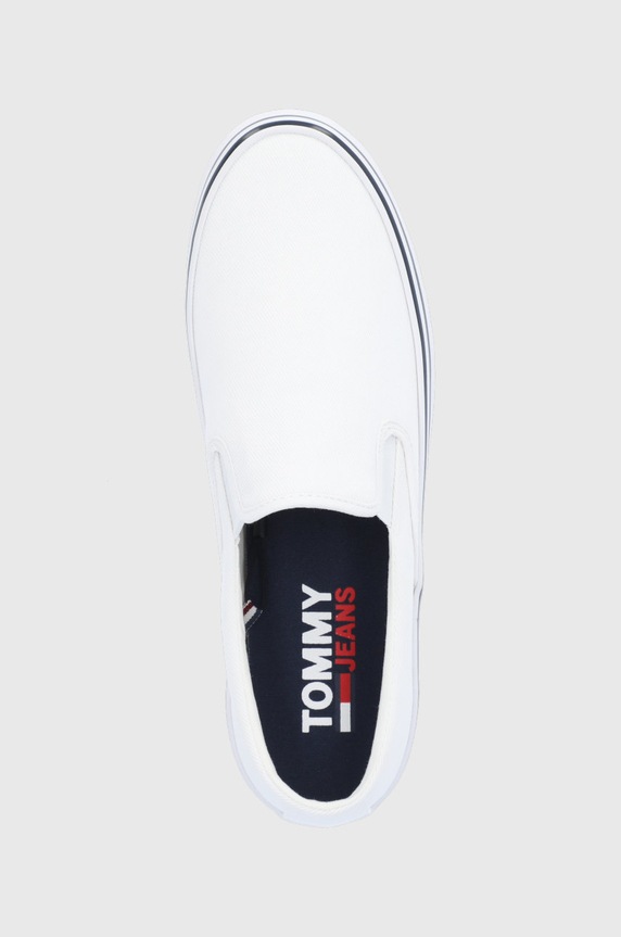 Tenisky Tommy Jeans biela EM0EM00961.YBR.ESSENTI