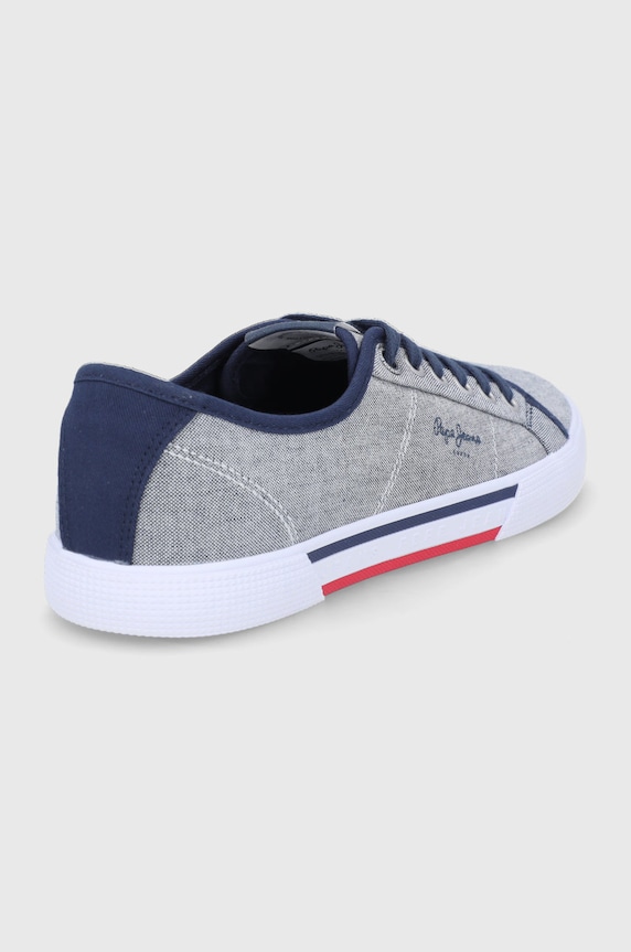 Cipők Pepe Jeans sportcipő Brady Men Chambray PMS30817.564 szürke