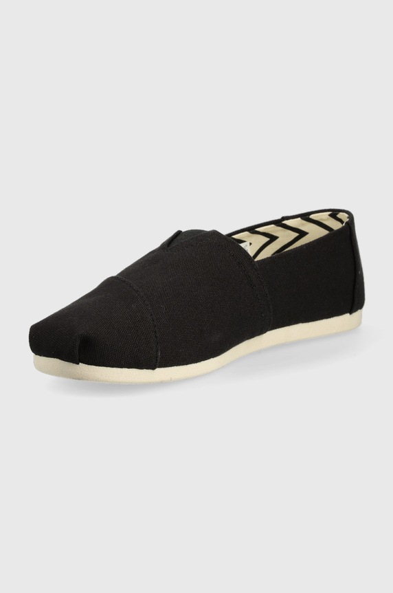 Scarpe Toms espadrillas Alpargata 10017676 nero