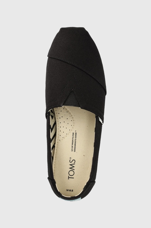 Toms espadryle Alpargata czarny 10017670