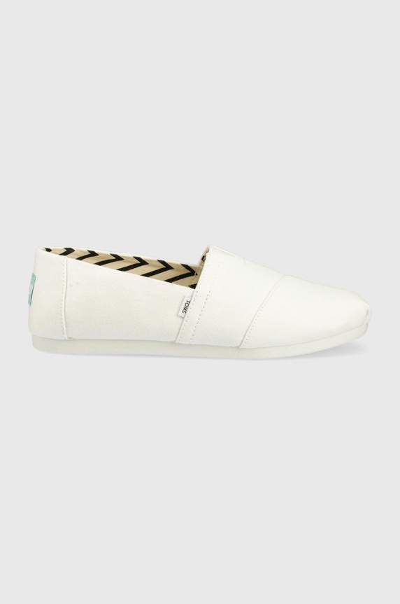 Toms espadrillas Alpargata Planet friendly bianco 10017679