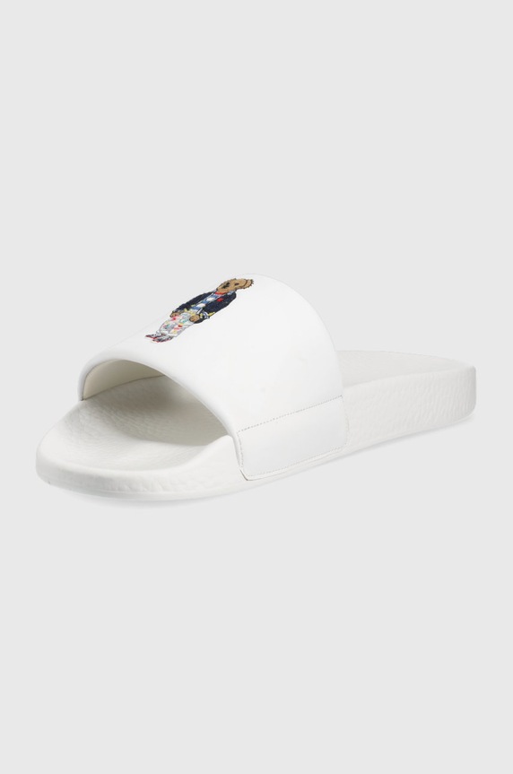 Polo Ralph Lauren klapki POLO 809861591003.100 biały 809861591003.100