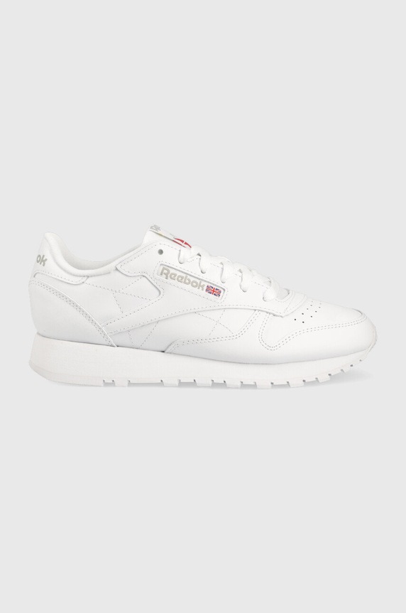 Kožené tenisky Reebok Classic CLASSIC LEATHER platforma bílá GY0953.100008492