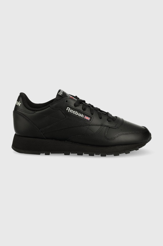 Kožne tenisice Reebok Classic LEATHER ravni crna GY0955
