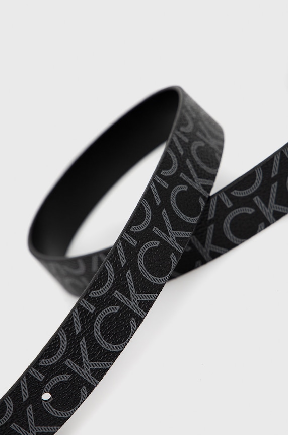 Oboustranný pásek Calvin Klein K60K608761.PPYY černá SS22