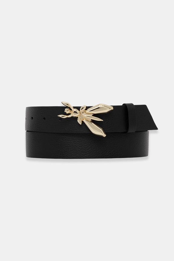 Patrizia Pepe curea de damă din piele Planet friendly negru CW0471.L001
