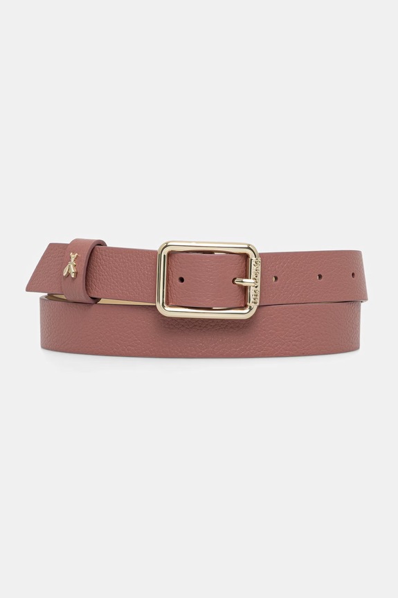 Patrizia Pepe curea de damă din piele roz CW6408.L001