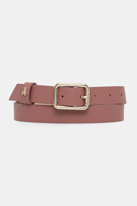 Patrizia Pepe curea de damă din piele roz CW6408.L001