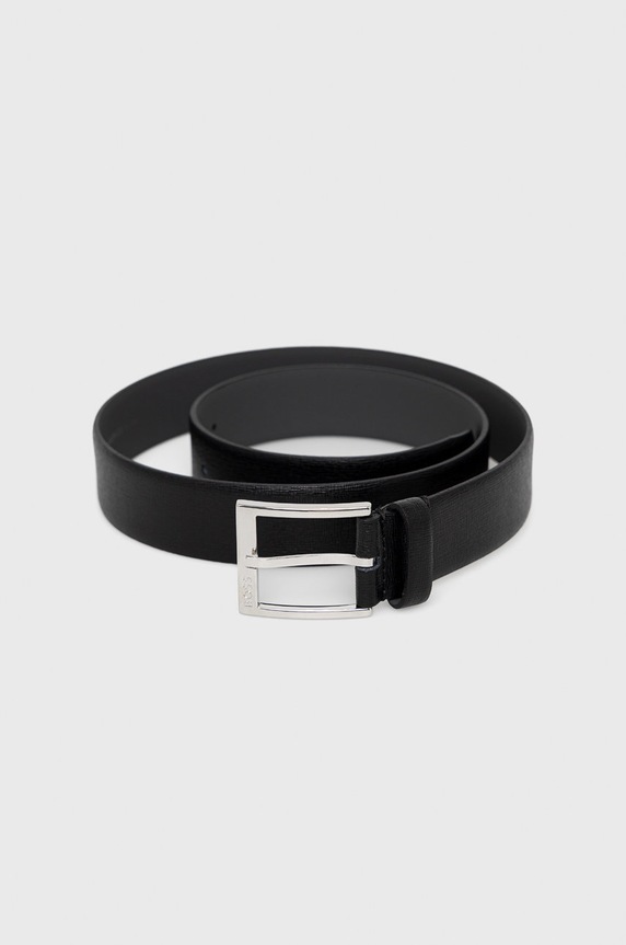 BOSS curea de piele negru 50471181