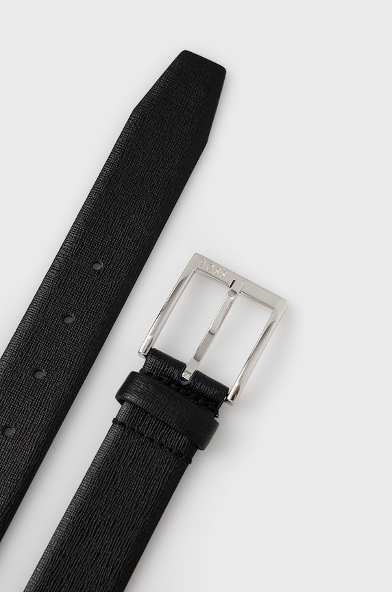 BOSS curea de piele 50471181 negru AA00