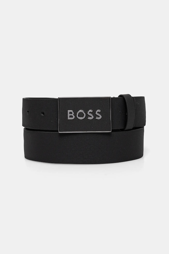 BOSS curea de piele negru 50471333