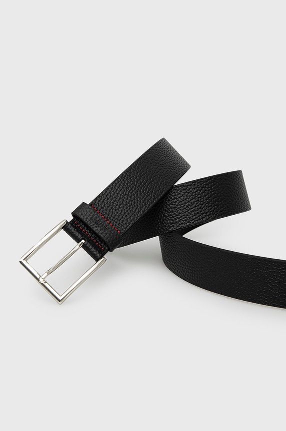 HUGO pasek skórzany Giaspo-Gr_Sz40 50471562 czarny SS26