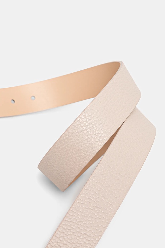 Joop! curea de piele 8365 bej SS25
