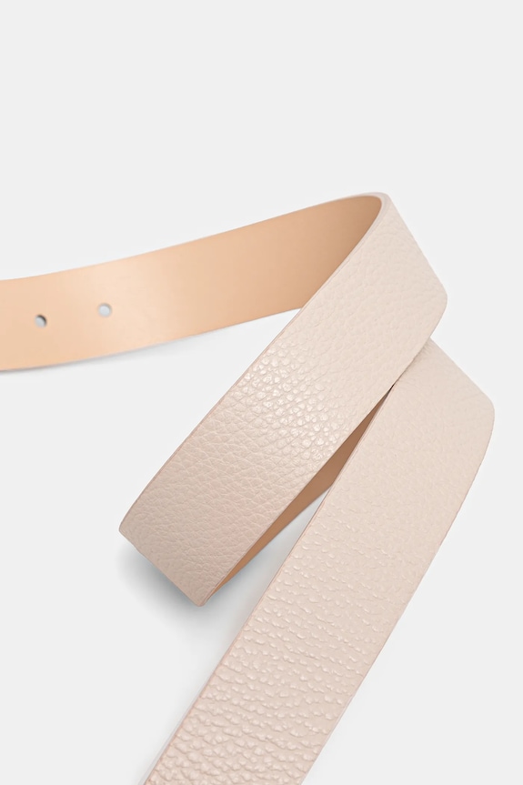 Joop! curea de piele 8365 bej SS25