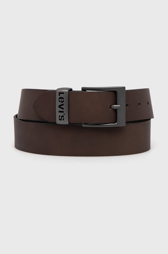 Levi's Pasek skórzany brązowy 38019.0119