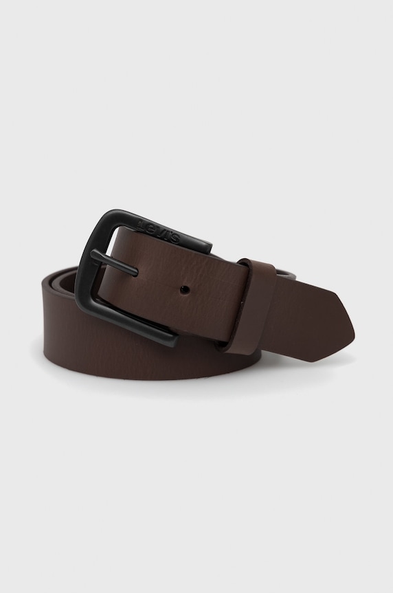 Levi's Pasek skórzany brązowy 38019.0152