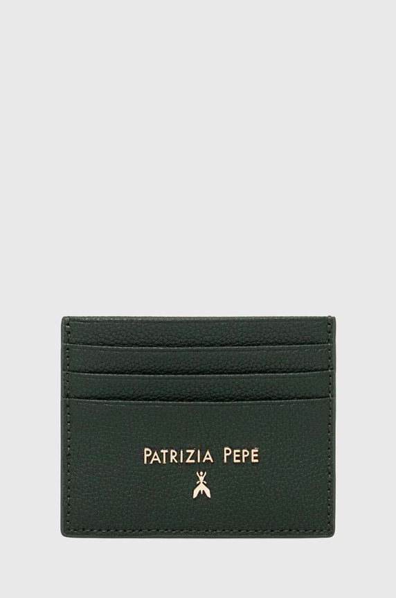 Patrizia Pepe carcasa din piele piele verde CQ7001.L001