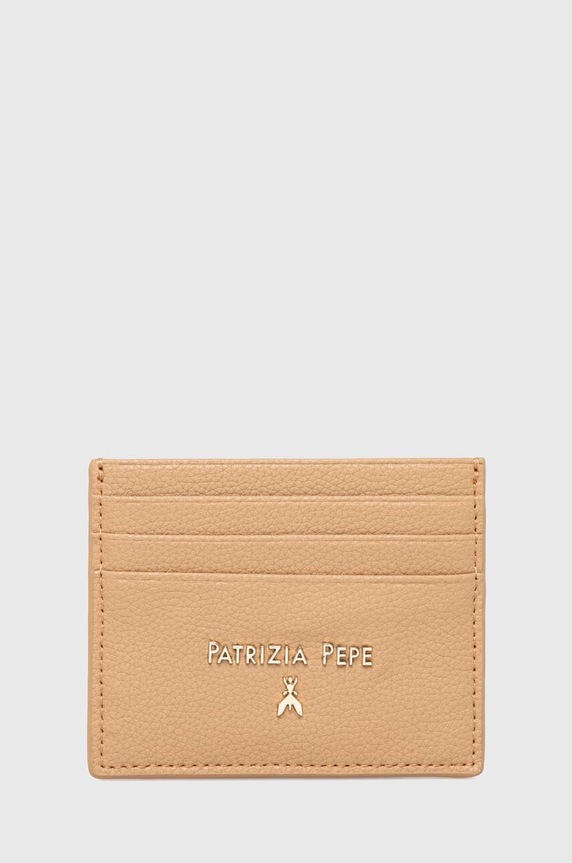 Patrizia Pepe carcasa din piele piele bej CQ7001.L001