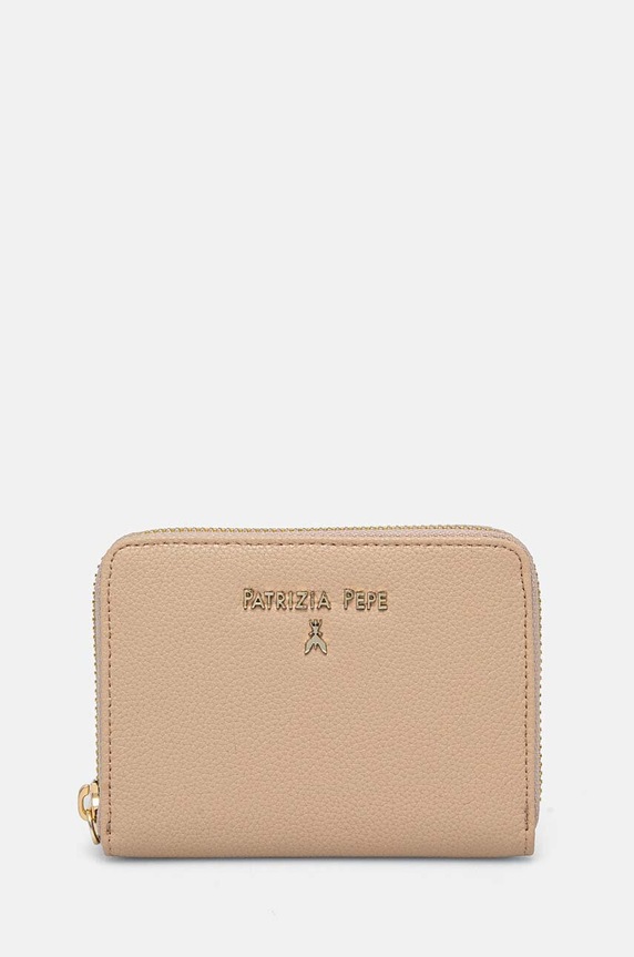 Kožni novčanik Patrizia Pepe bež CQ8512.L001