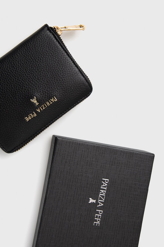 Kožni novčanik Patrizia Pepe crna CQ8512.L001