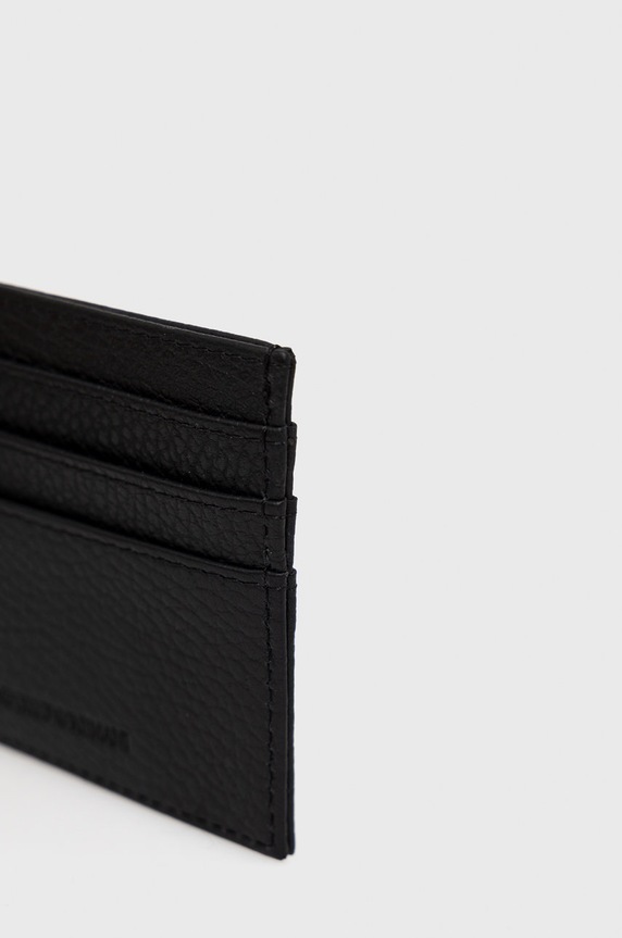 Peňaženka a kožený obal na karty Emporio Armani Y4R378.Y068E čierna