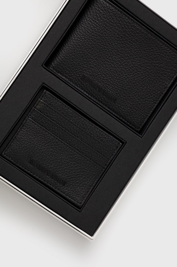 Peňaženka a kožený obal na karty Emporio Armani Y4R378.Y068E