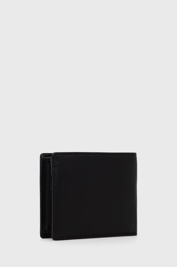 HUGO portofel de piele 50471612 negru SS22