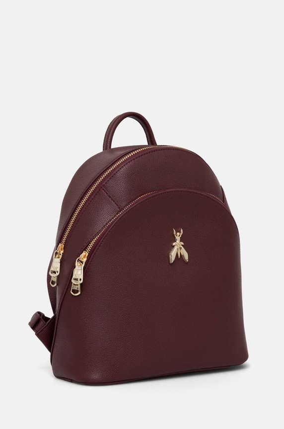 Кожаный рюкзак Patrizia Pepe CB0056.L001 бордо AA00