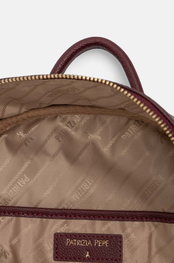 Кожаный рюкзак Patrizia Pepe CB0056.L001 бордо