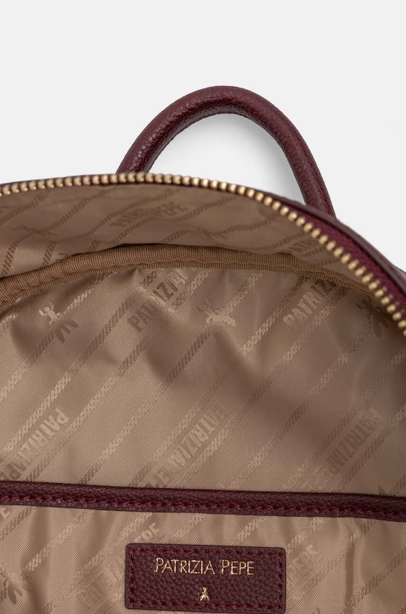Кожаный рюкзак Patrizia Pepe CB0056.L001 бордо
