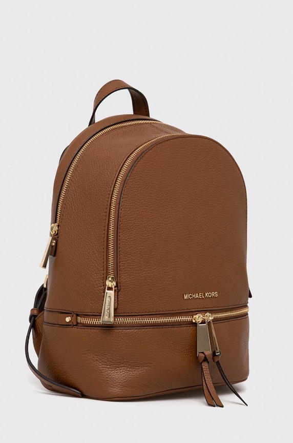Кожаный рюкзак MICHAEL Michael Kors 30S5GEZB1L коричневый SS26