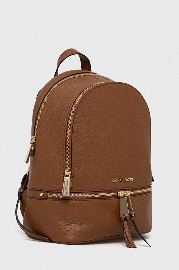 Кожаный рюкзак MICHAEL Michael Kors 30S5GEZB1L коричневый SS26