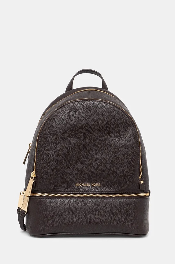 Kožni ruksak MICHAEL Michael Kors bez uzorka smeđa 30S5GEZB1L