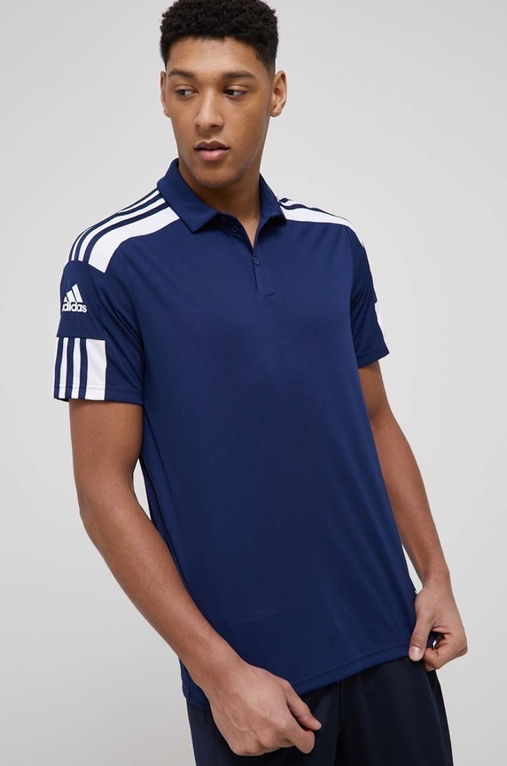 Tréningová polokošeľa adidas Performance Squadra 21 HC6277 tmavomodrá SS22